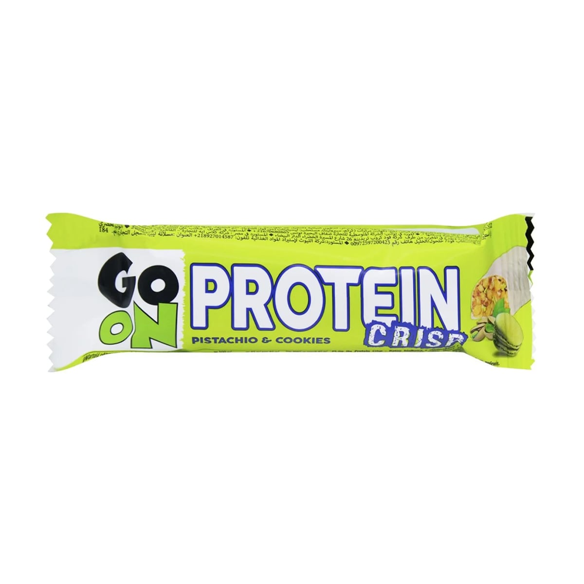 Протеїновий батончик Go On Nutrition Protein Crisp Bar Фісташка та печиво, 45 г
